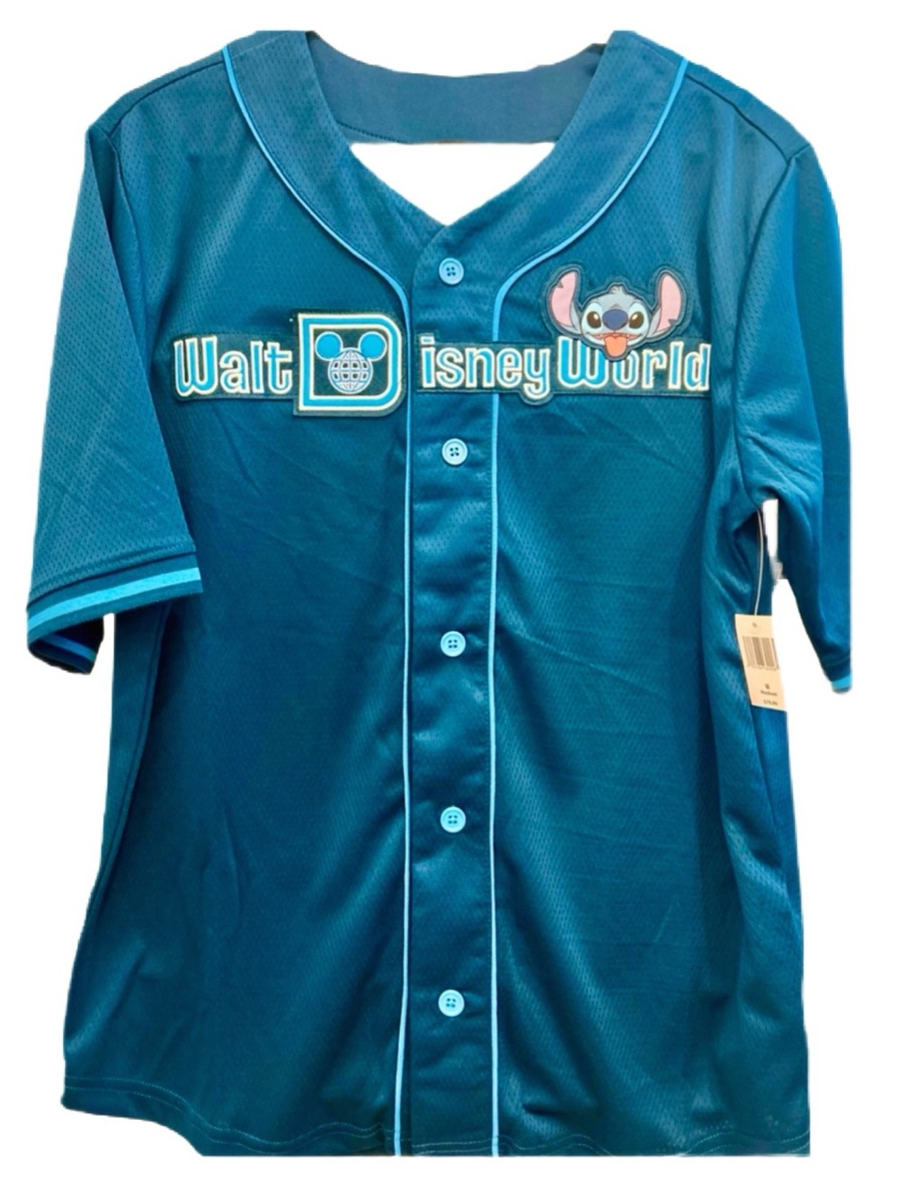 Walt Disney World STITCH Baseball Jersey - NWT